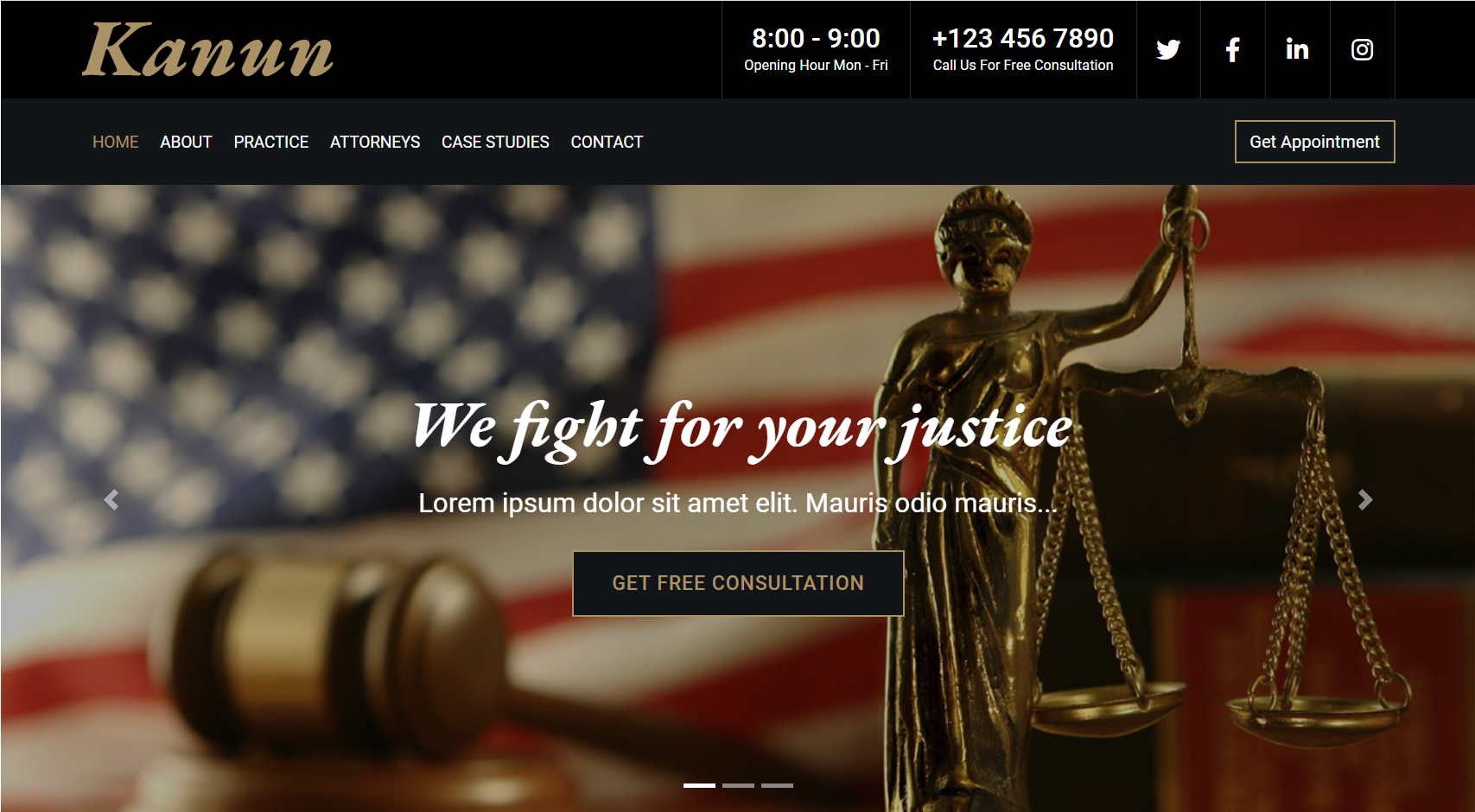 Image of Law Website